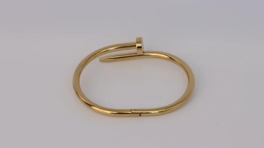Gold Nail Bracelet