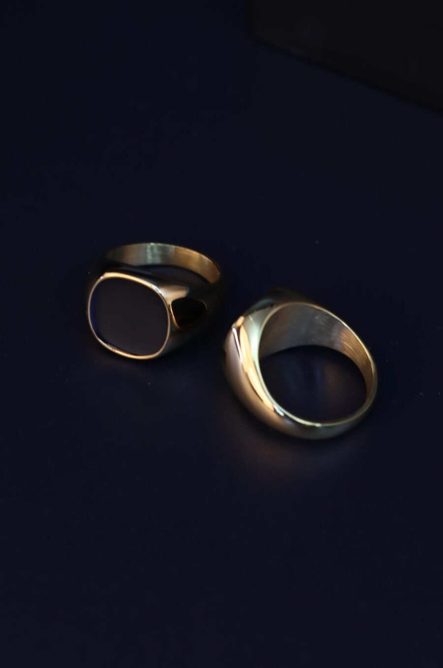 Men’s Silver Vintage Agate Ring