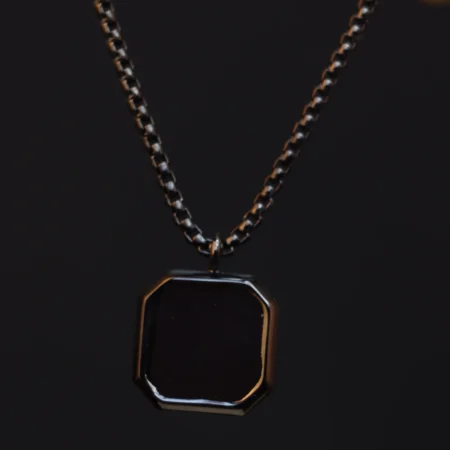 Black Pendant Necklace