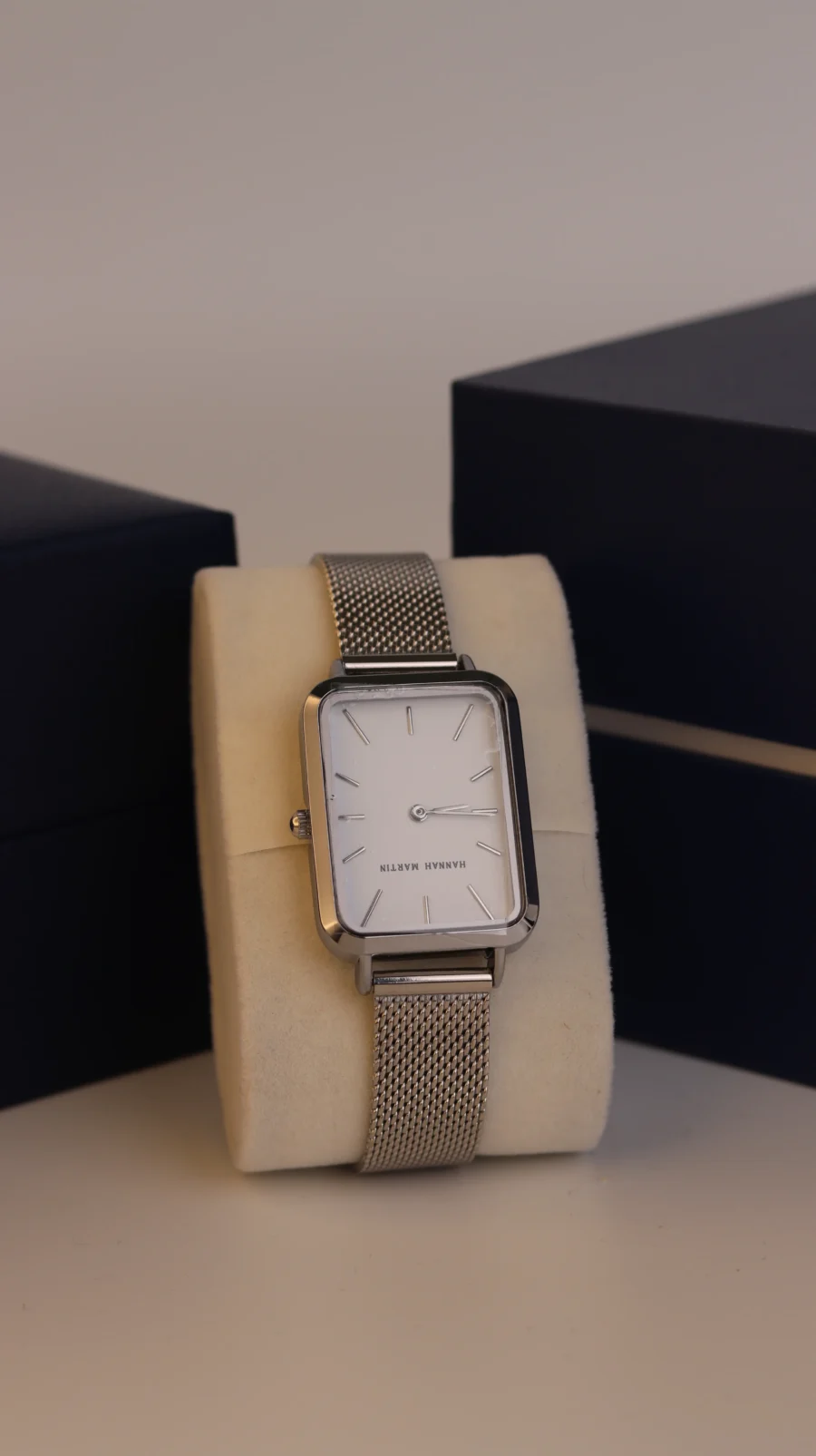 Hanna Martin Silver Luxury Watch