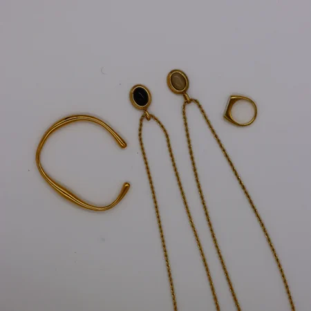 Golden Radiance Hypoallergenic Jewelry Set