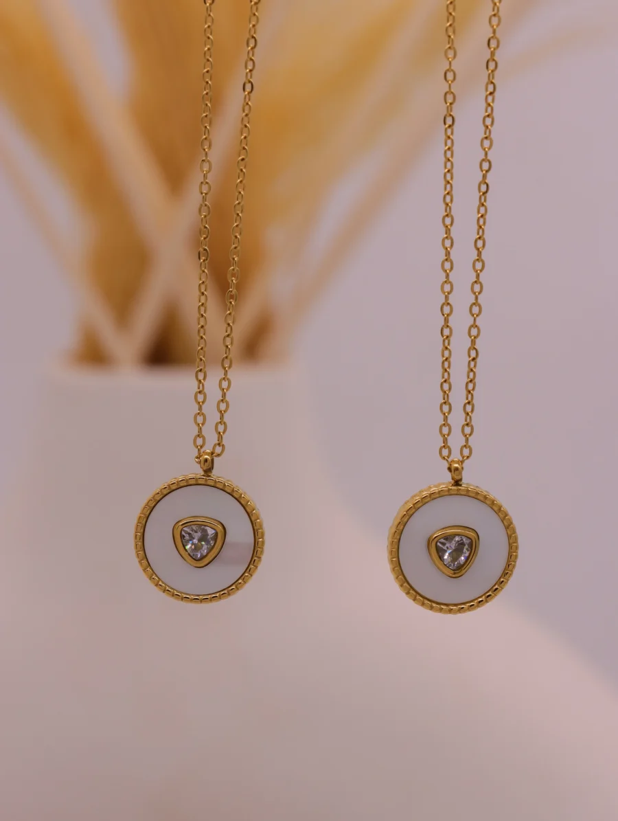Golden Purity Medallion Necklace - Image 2