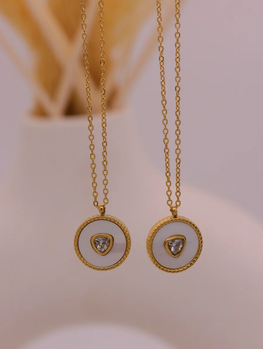 Golden Purity Medallion Necklace - Image 8