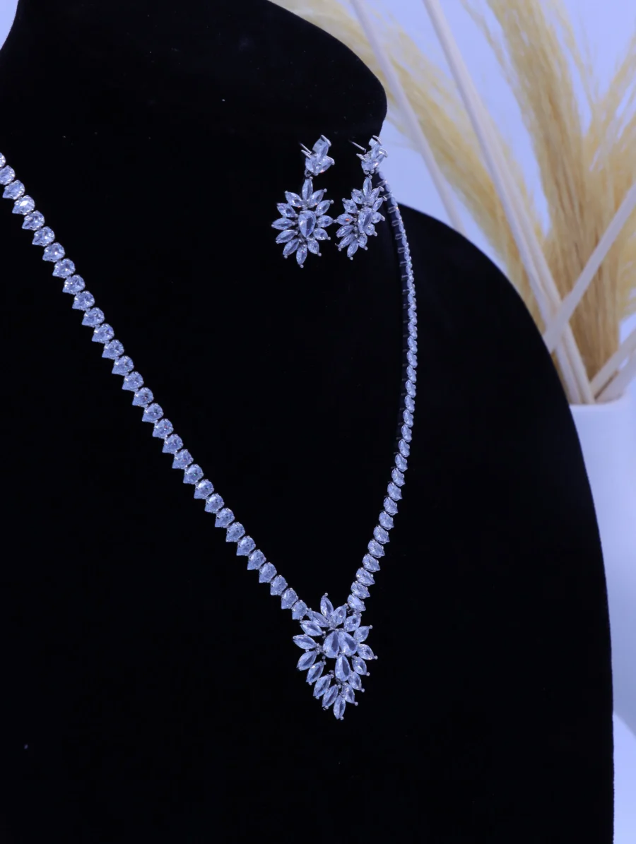Marquise Crystal Starburst Luxury Jewelry Set - Image 2