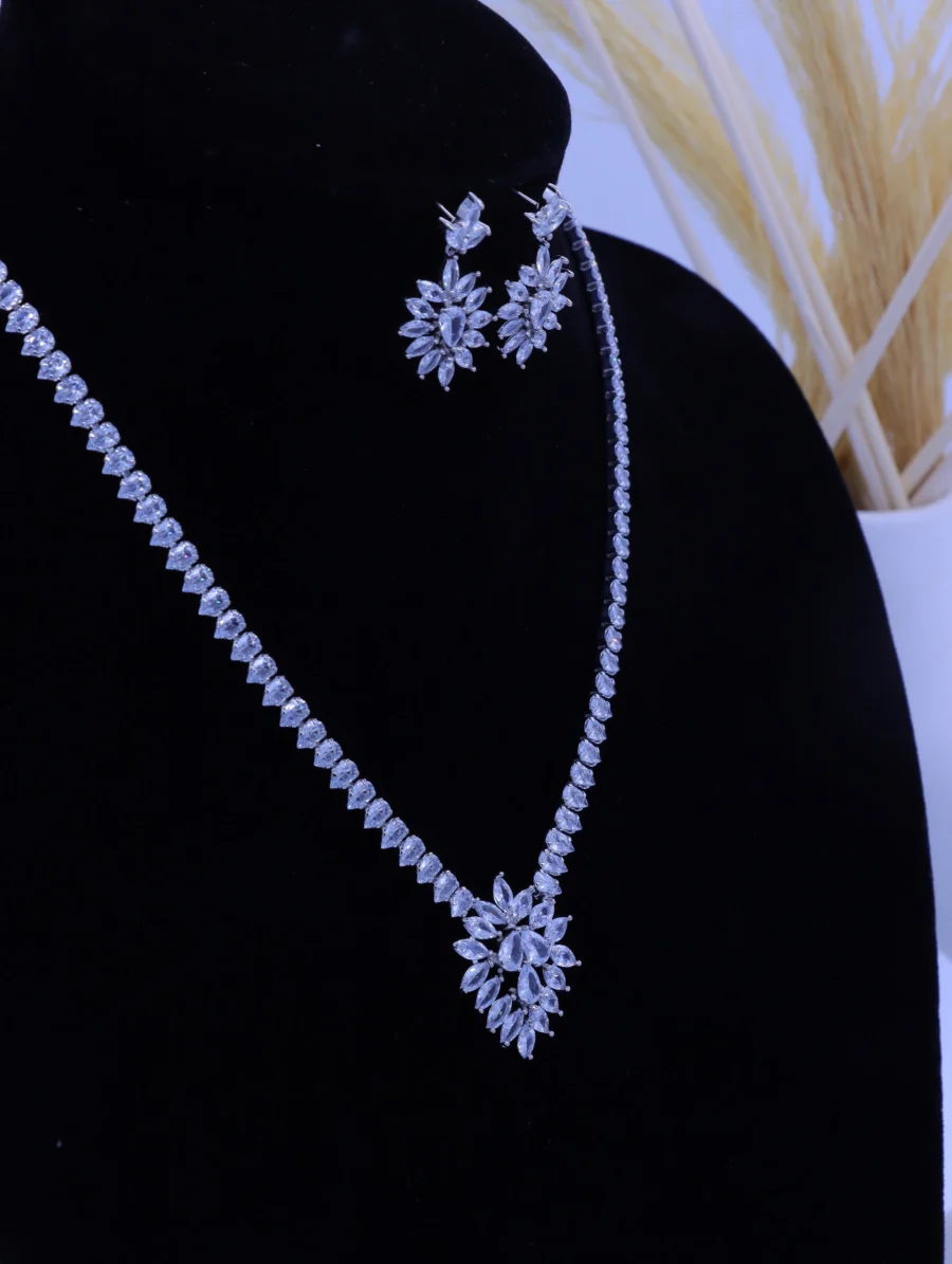 Marquise Crystal Starburst Luxury Jewelry Set - Image 3