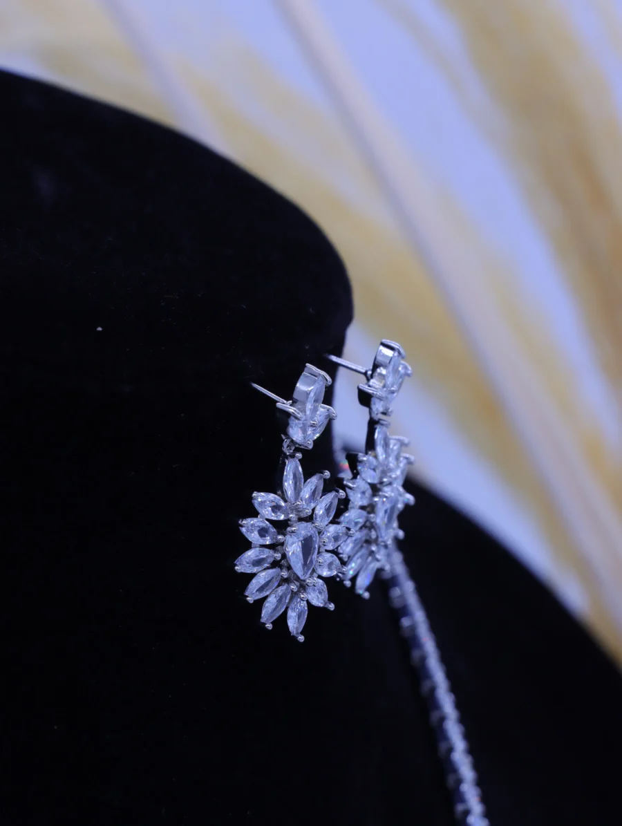 Marquise Crystal Starburst Luxury Jewelry Set - Image 4