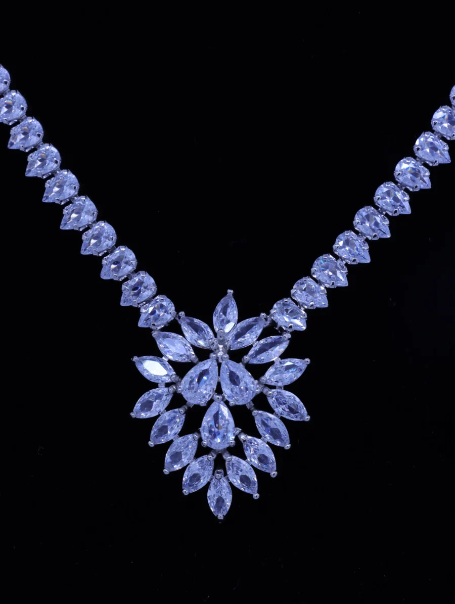 Marquise Crystal Starburst Luxury Jewelry Set - Image 9