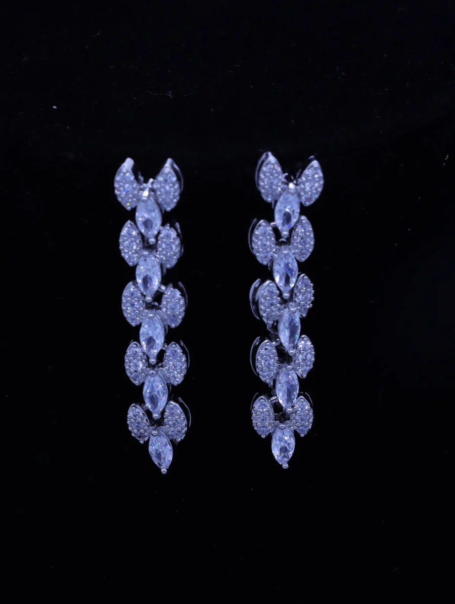 Marquise Leaf Crystal Radiant Jewelry Set - Image 8