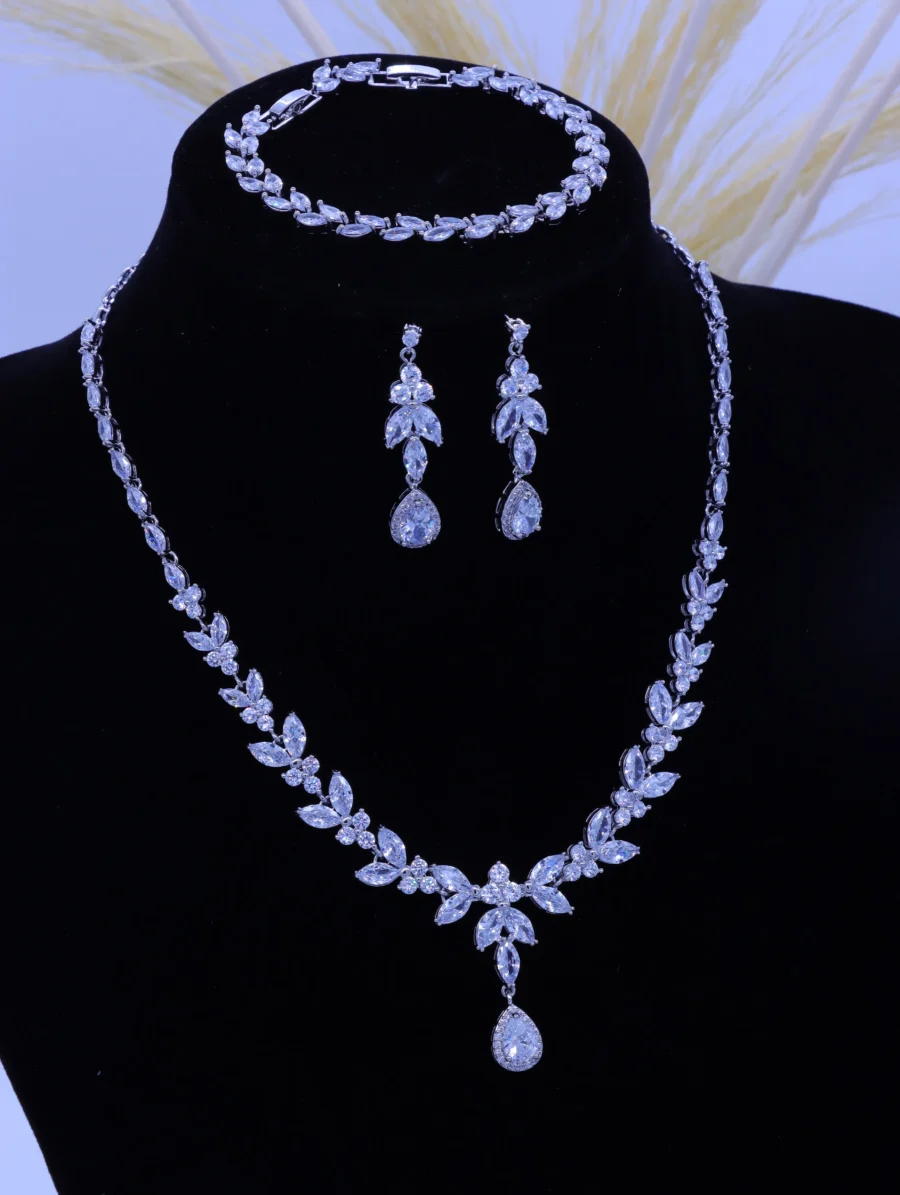 Crystal Garden Elite Three-Piece Jewelry Collection - Image 2