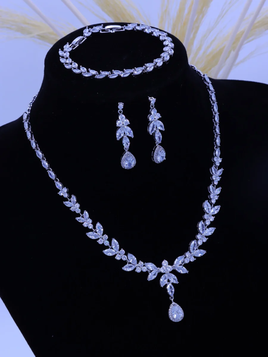 Crystal Garden Elite Three-Piece Jewelry Collection - Image 3