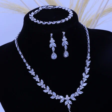 Crystal Garden Elite Three-Piece Jewelry Collection