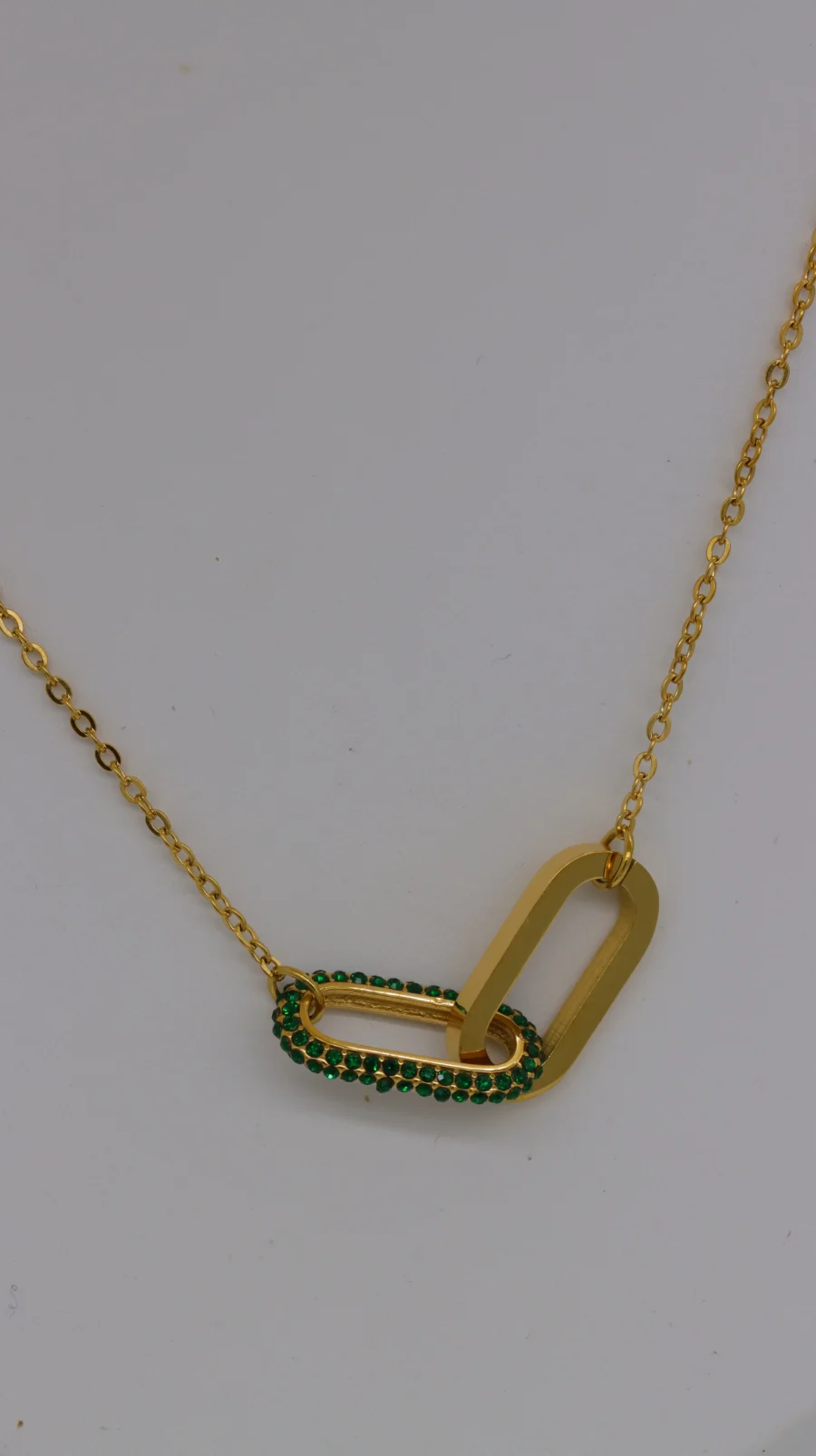 Luxe Interlocked Heart Necklace - Image 5