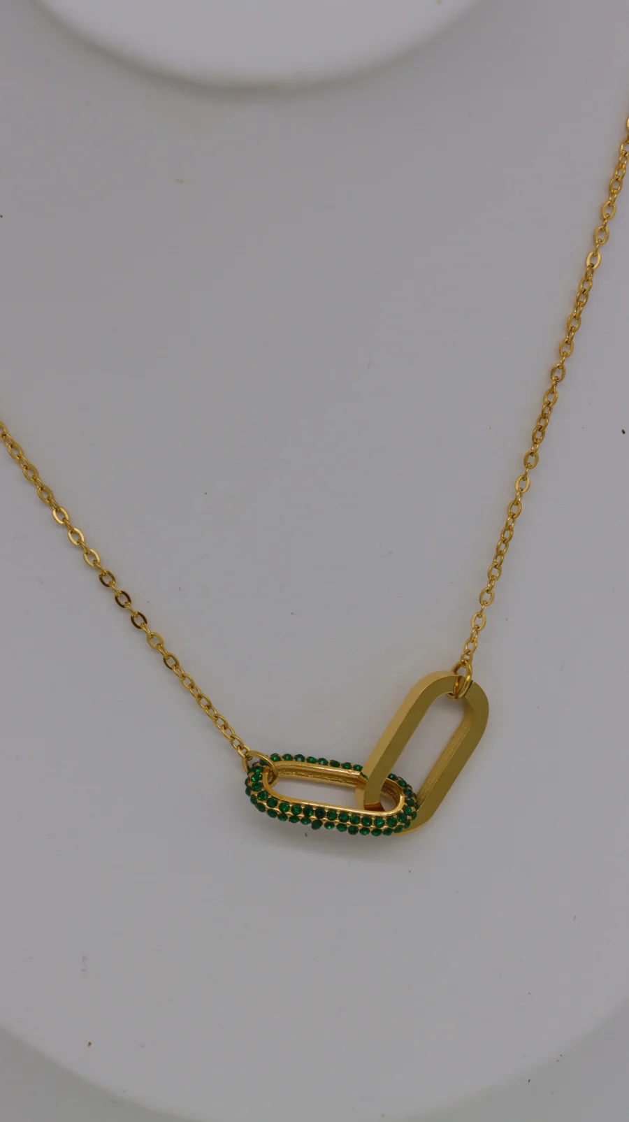Luxe Interlocked Heart Necklace - Image 6