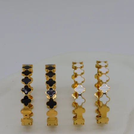 Designer Clover Tennis Bracelet Collection