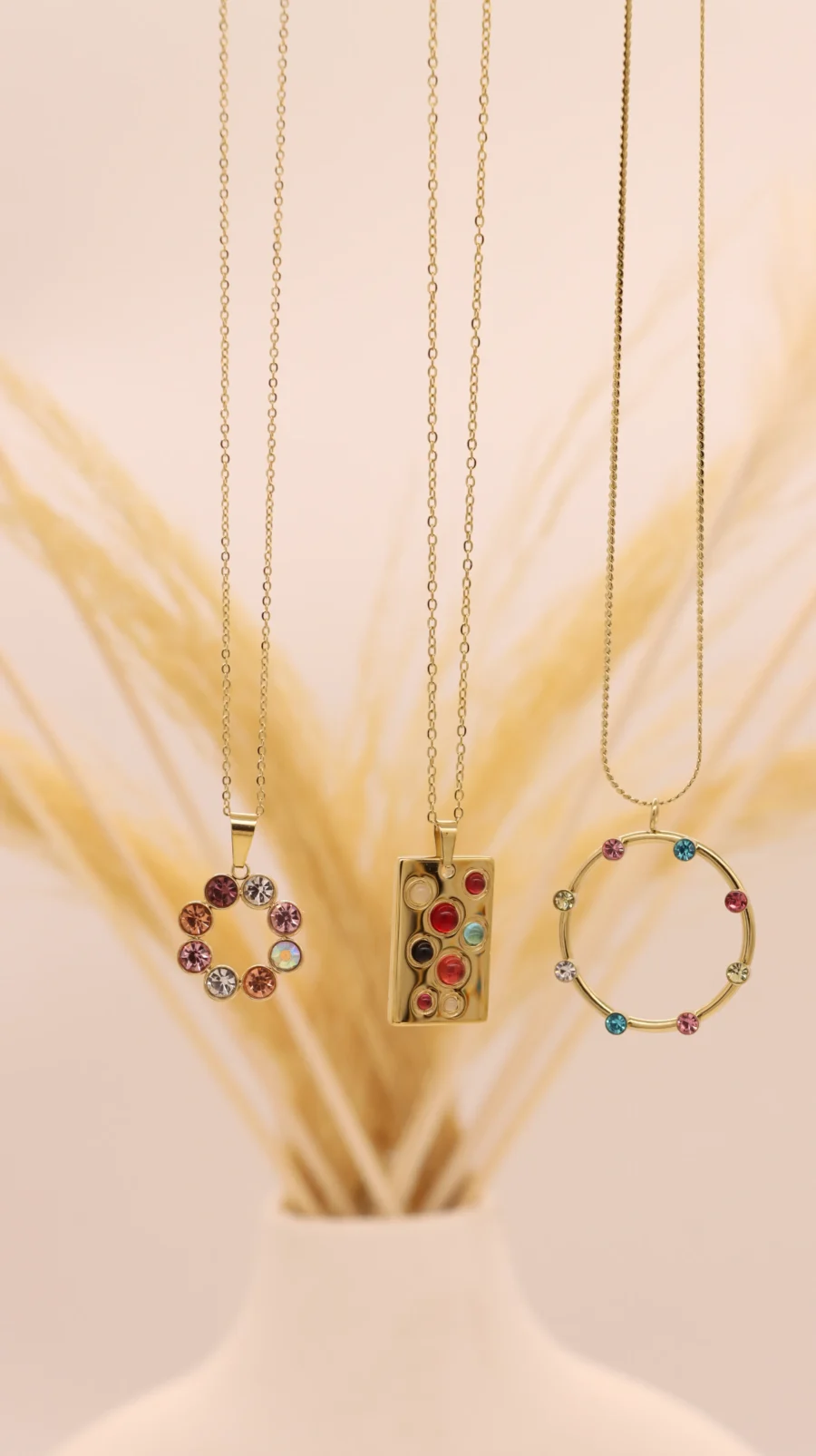 Rainbow Crystal Pendant Collection