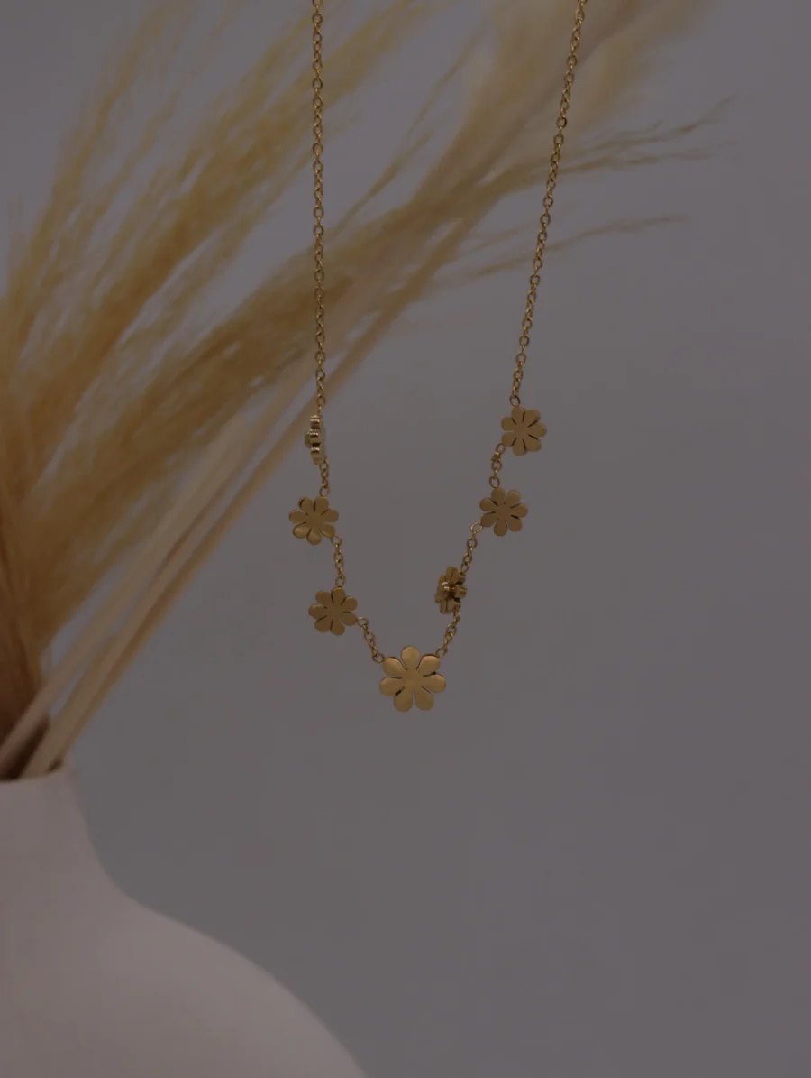 Daisy Chain Station Necklace - Image 4