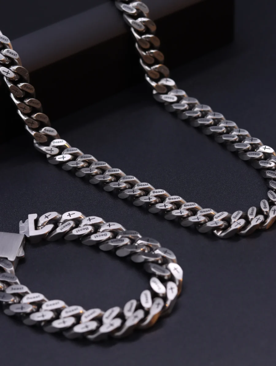 Cuban Chain Jewelry Set - Image 2