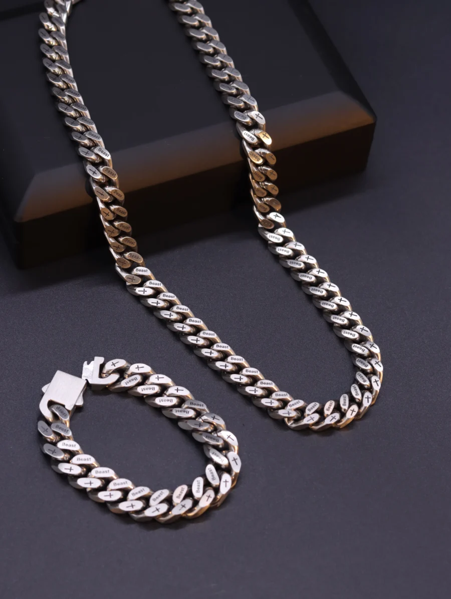 Cuban Chain Jewelry Set - Image 4