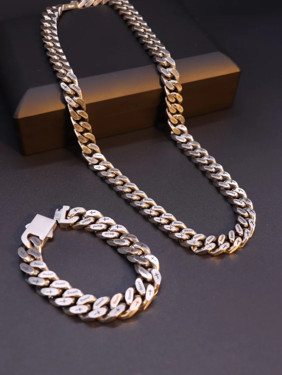 Cuban Chain Jewelry Set - Image 5