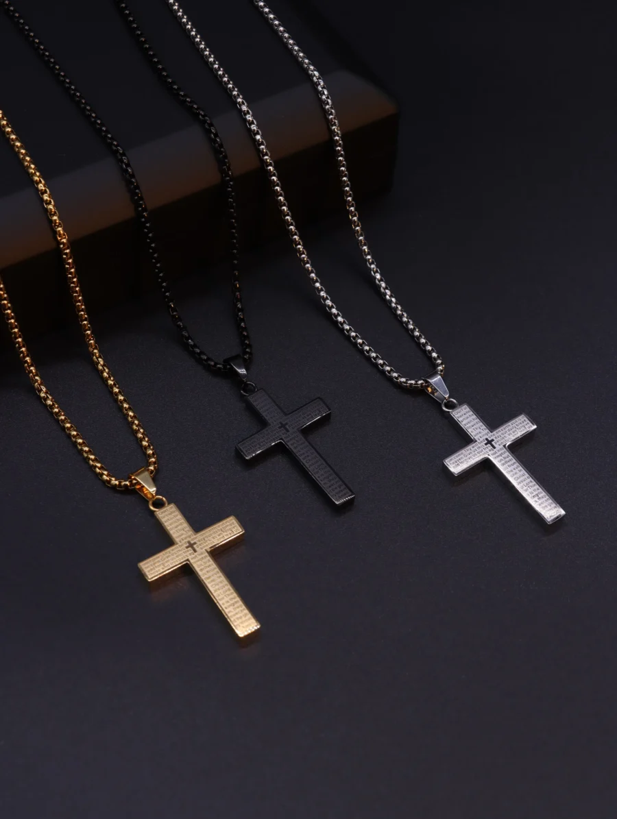 Trinity Cross Pendant Necklace Collection