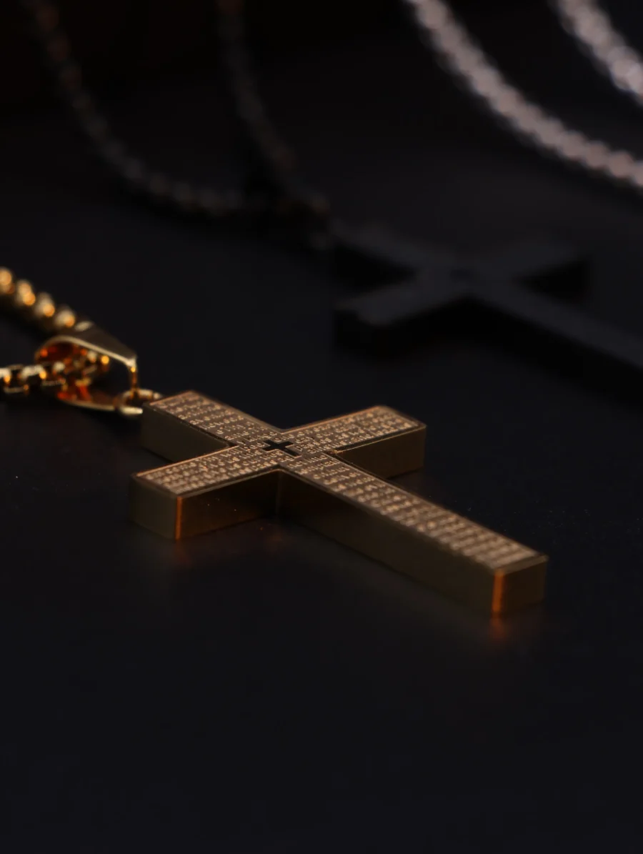 Trinity Cross Pendant Necklace Collection - Image 7