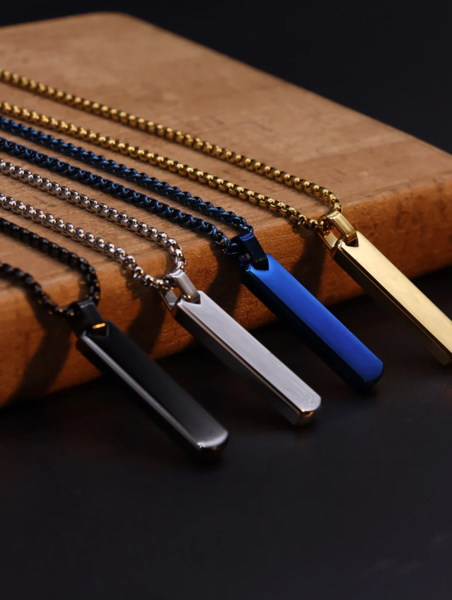 Urban Edge Vertical Bar Pendant Collection - Image 2