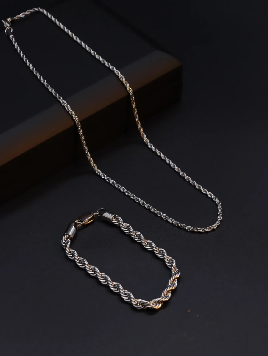 Luxury Rope Chain Jewelry Set - Image 4