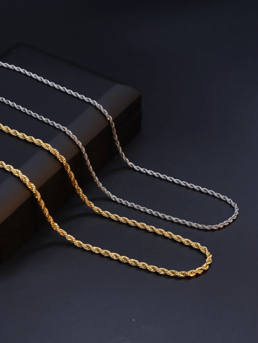 Luxury Rope Chain Jewelry Set - Image 8