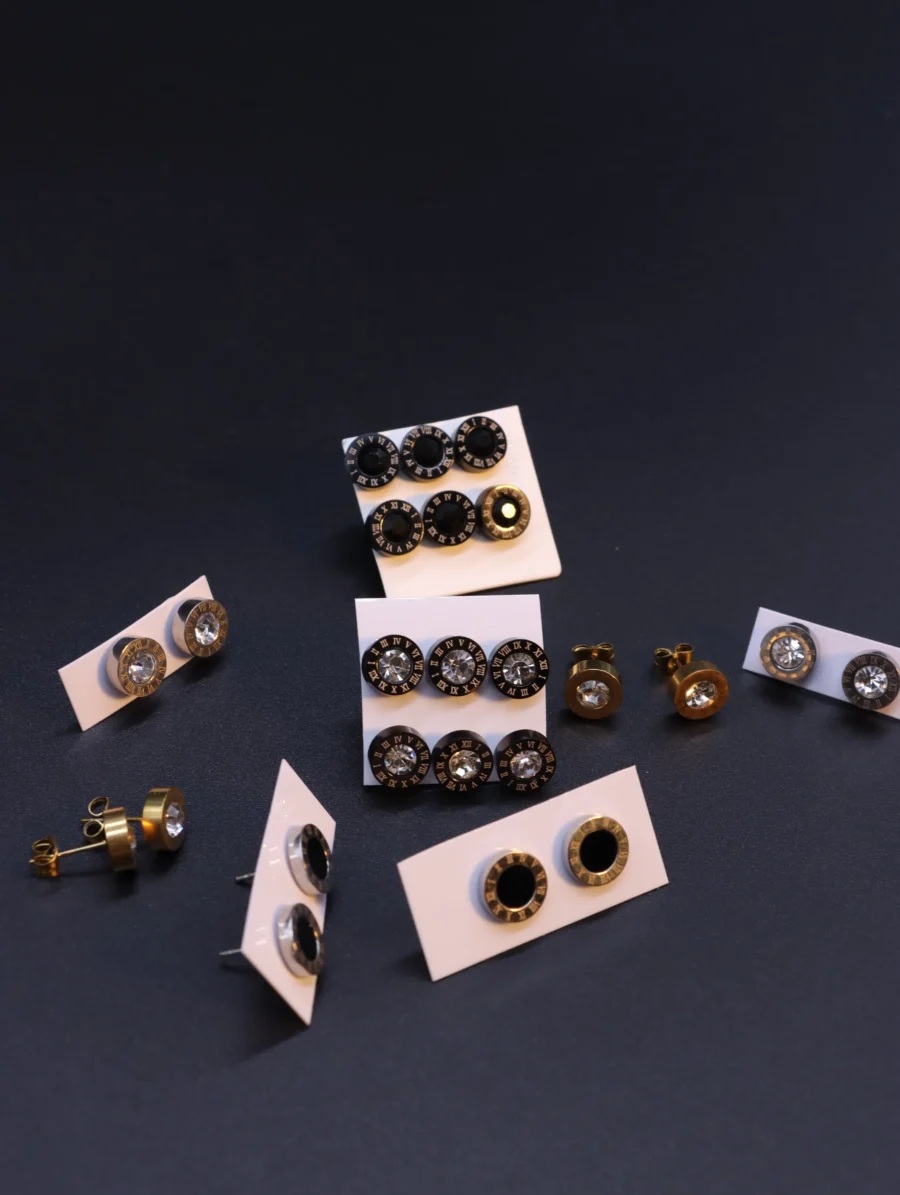 Designer Logo Stud Earring Collection - Image 3