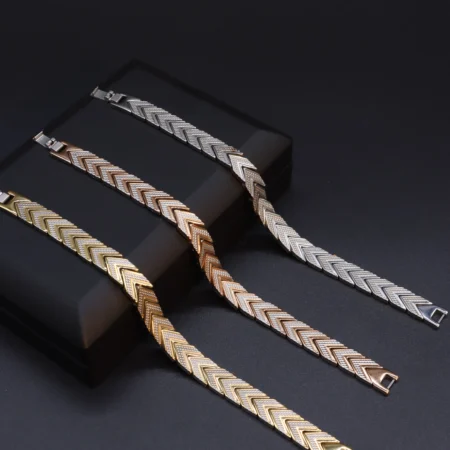 Luxe Chevron Link Bracelet Collection
