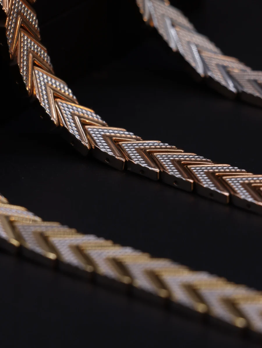 Luxe Chevron Link Bracelet Collection - Image 6