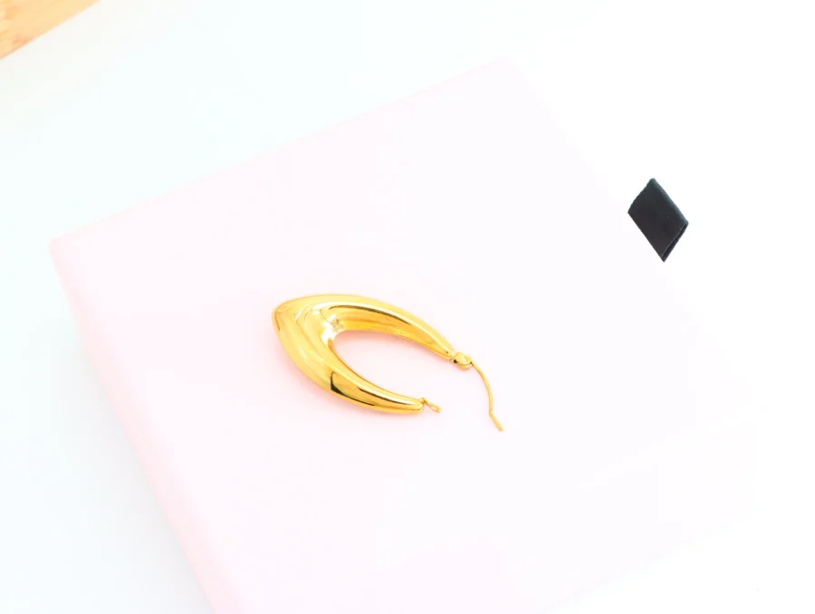 Luxe Golden Geometry Jewelry Set - Image 2