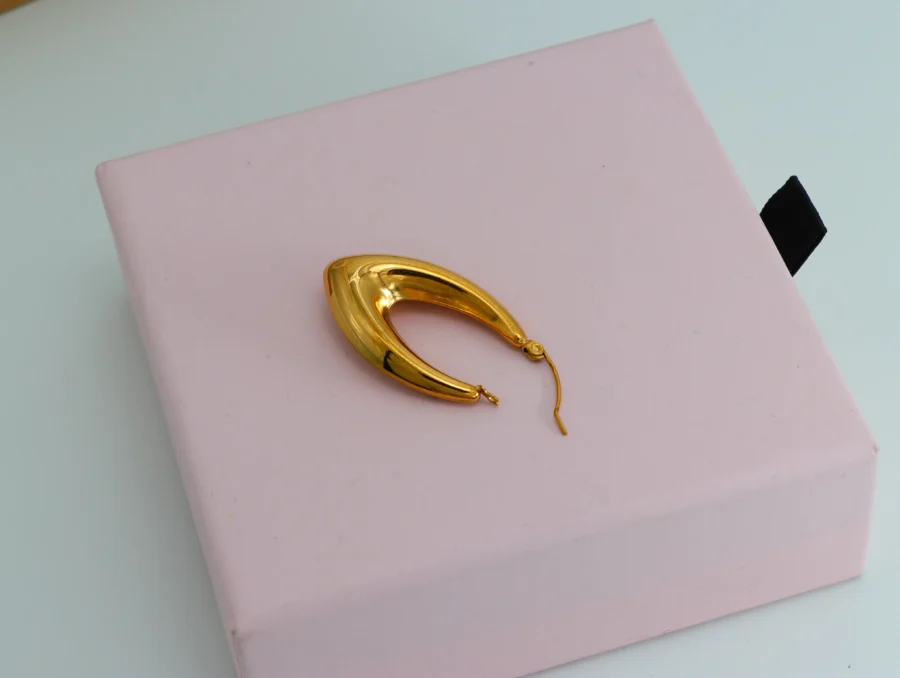 Luxe Golden Geometry Jewelry Set - Image 4