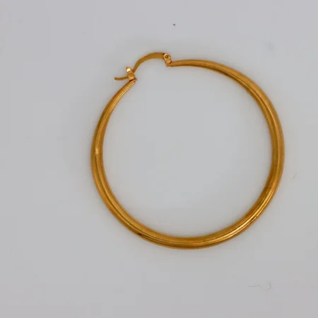 Classic Gold-Plated Hoop Earrings
