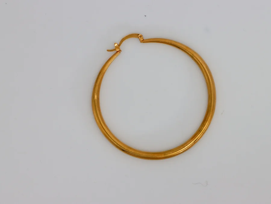 Classic Gold-Plated Hoop Earrings