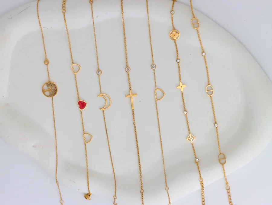 Golden Charm Bracelet Collection - Image 5