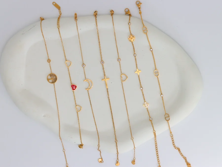 Golden Charm Bracelet Collection - Image 10