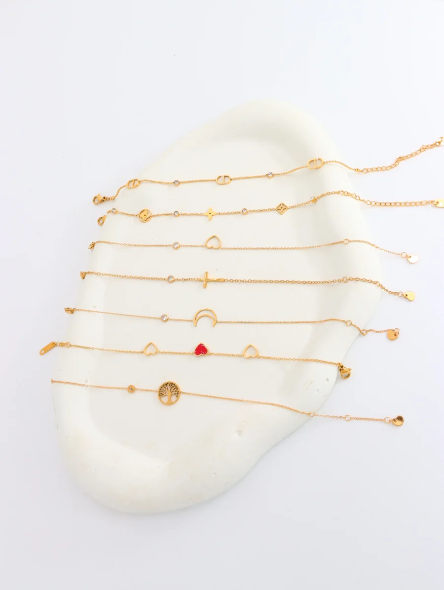 Golden Charm Bracelet Collection - Image 7