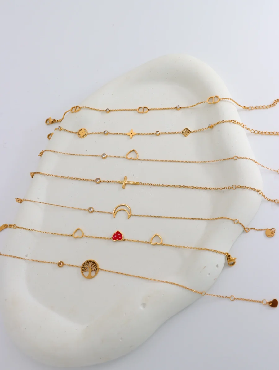 Golden Charm Bracelet Collection - Image 6