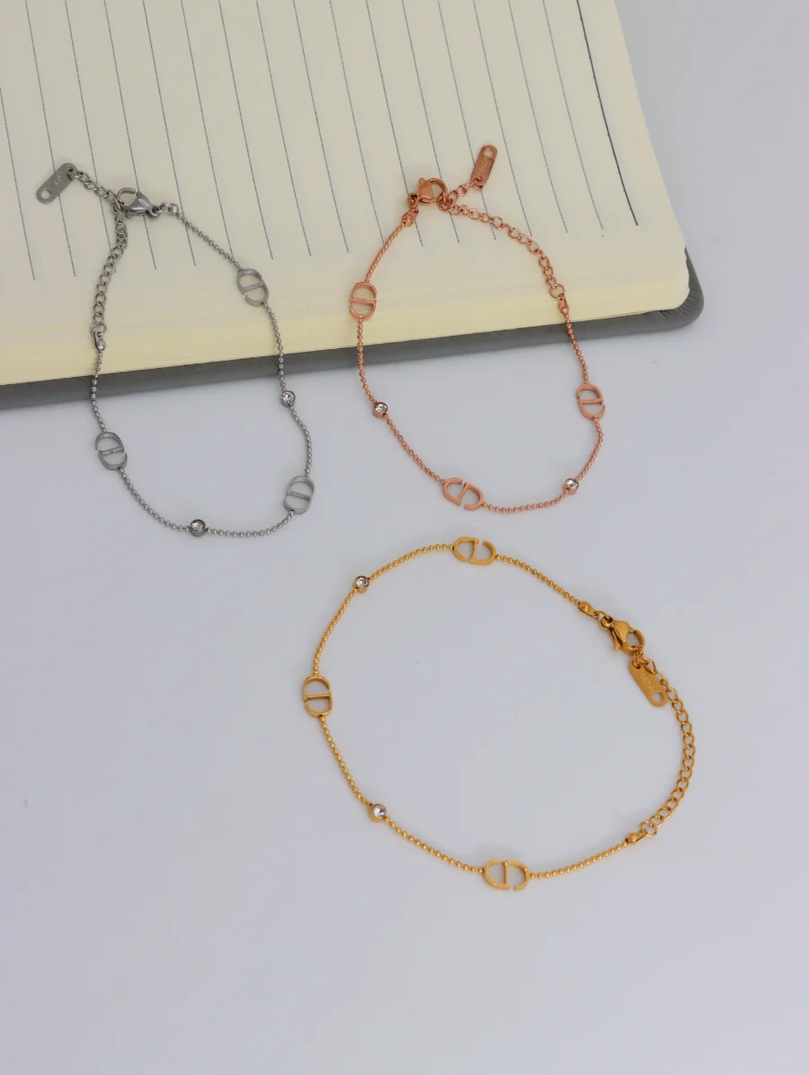Interlocking Chain Link Bracelet Set - Image 8