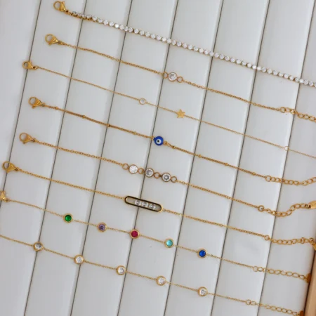 Dainty Charm & Gemstone Bracelet Collection